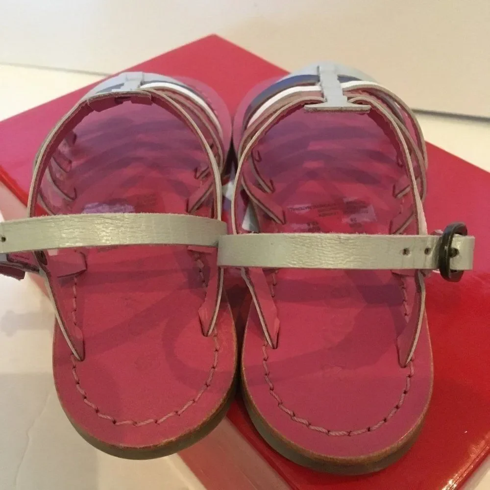 New! Kickers Girl's Leather Designer Sandals 3